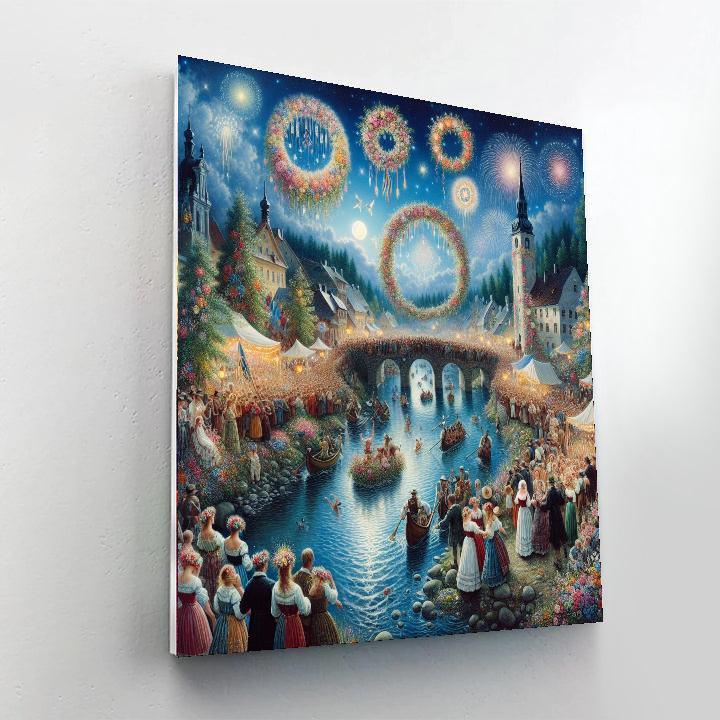 Krakow's Wianki Festival Painting Number Kit