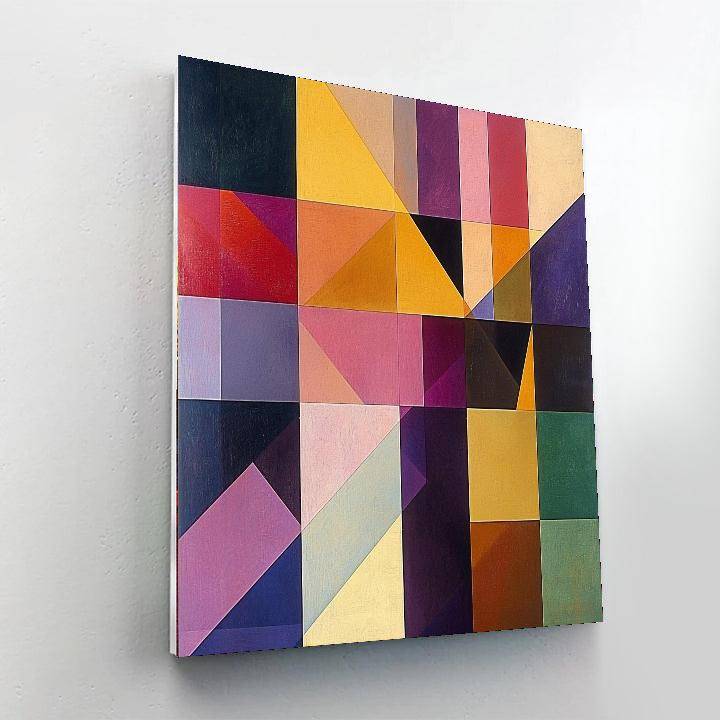 Kazimir Malevich Inspired Symphonic Forms  Paint By Color