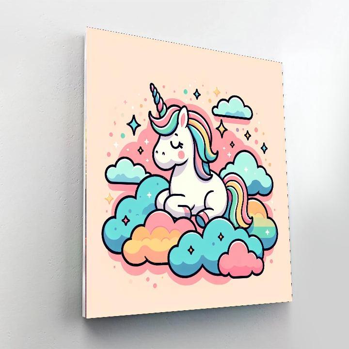 Sweet Dream Unicorn Numbered Painting Kits
