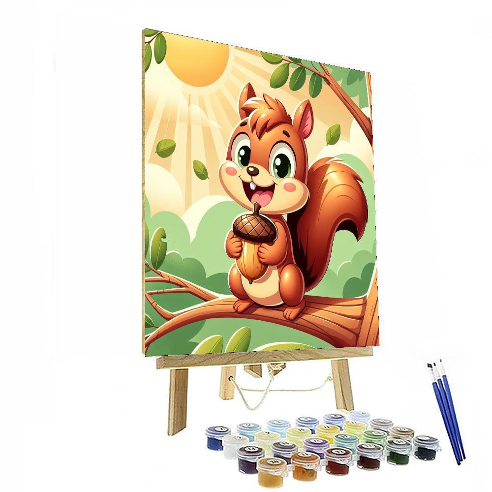 Curious Squirrel Paint By Numbers Kits