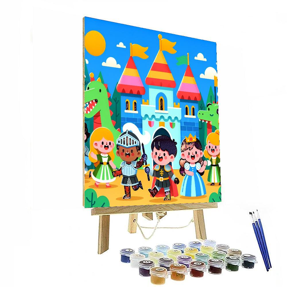 Creative Castle Quest Paint By Numbers Art