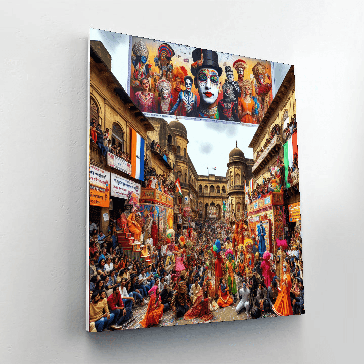 International Festival Of Arts - Edinburgh, Scotland Painting By Numbers Kit