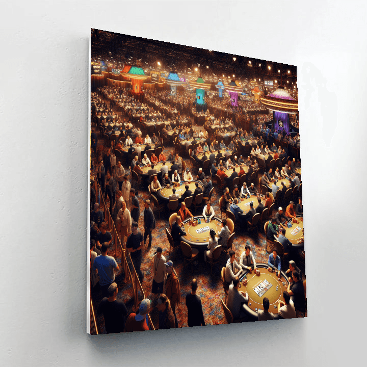 World Series Of Poker - United States Paint By Color