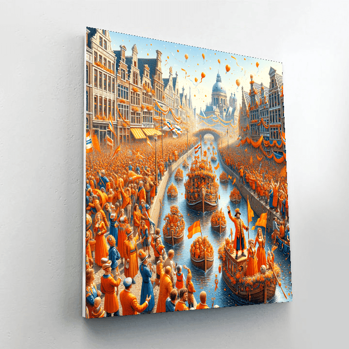 King's Day - Amsterdam Paint By Color