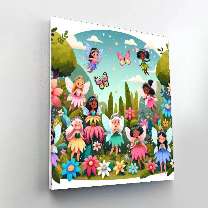 Mystical Fairyland Journey Painting Number Kit