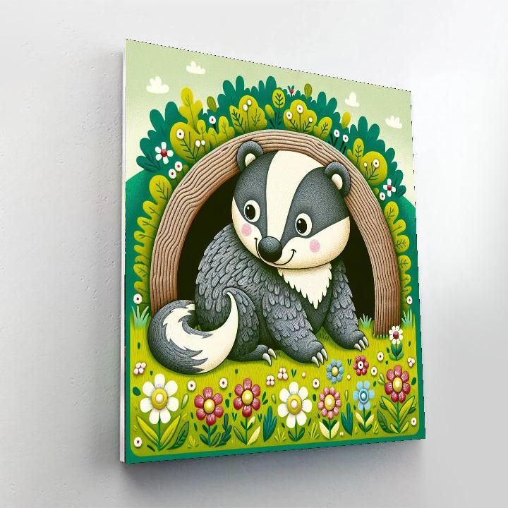 Brave Badger DIY Paint By Numbers