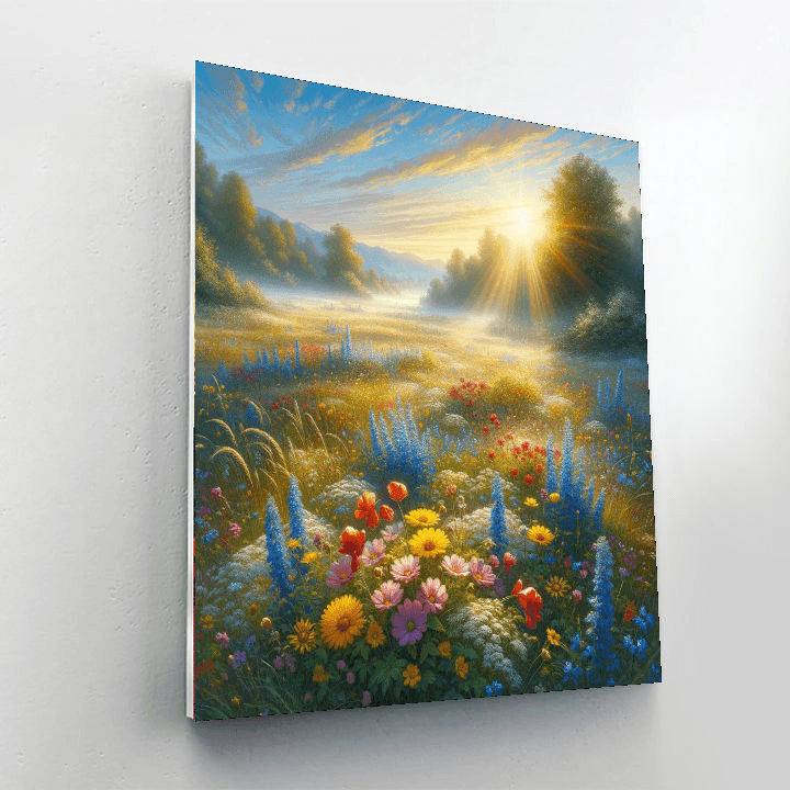 Bright Morning In The Meadow Paint By Number