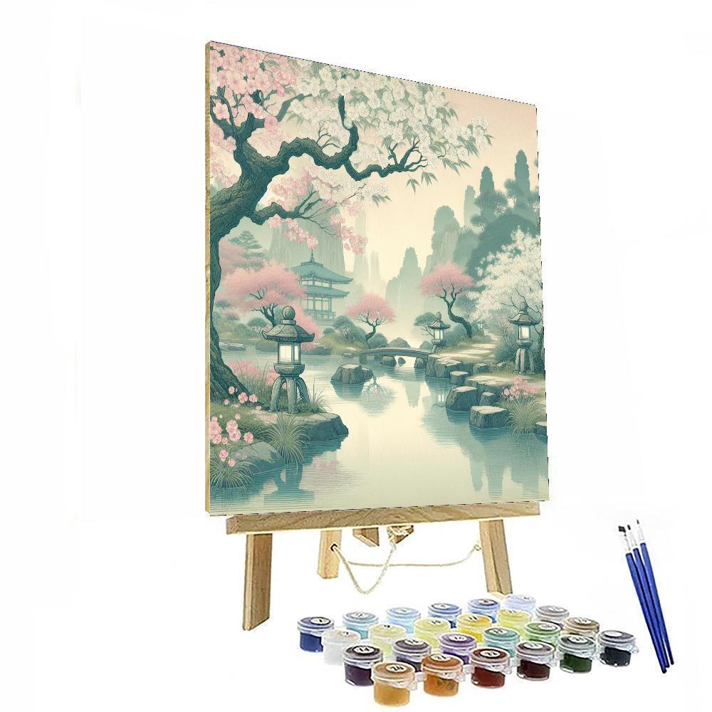 Japanese Garden Harmony - DIY Painting By Numbers Kit – Artistry Rack