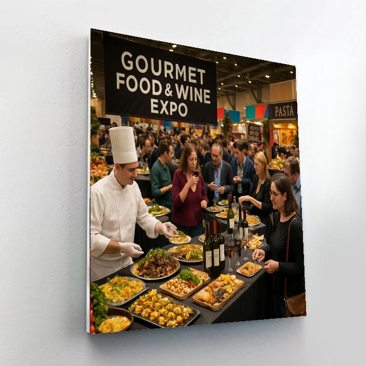 Gourmet Food And Wine Expo - Toronto, Canada Painting Number Kit