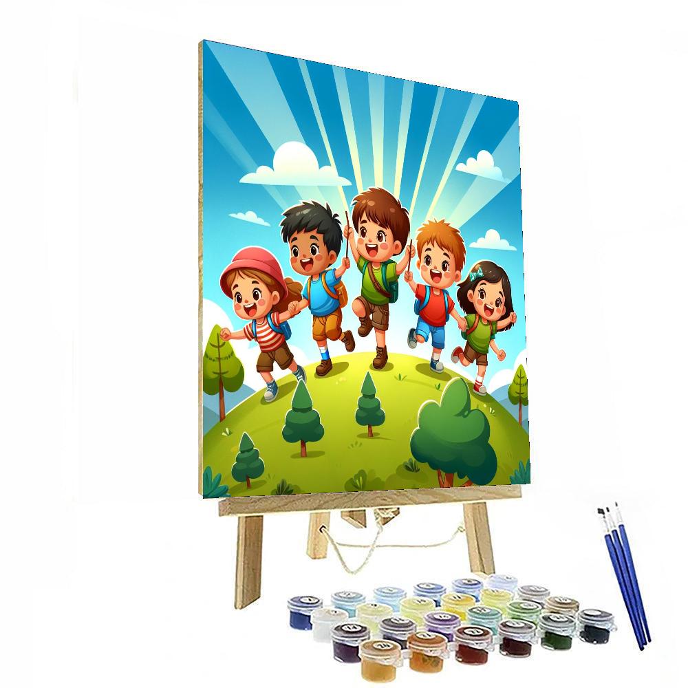 Daring Little Adventurers Numbered Painting Kits