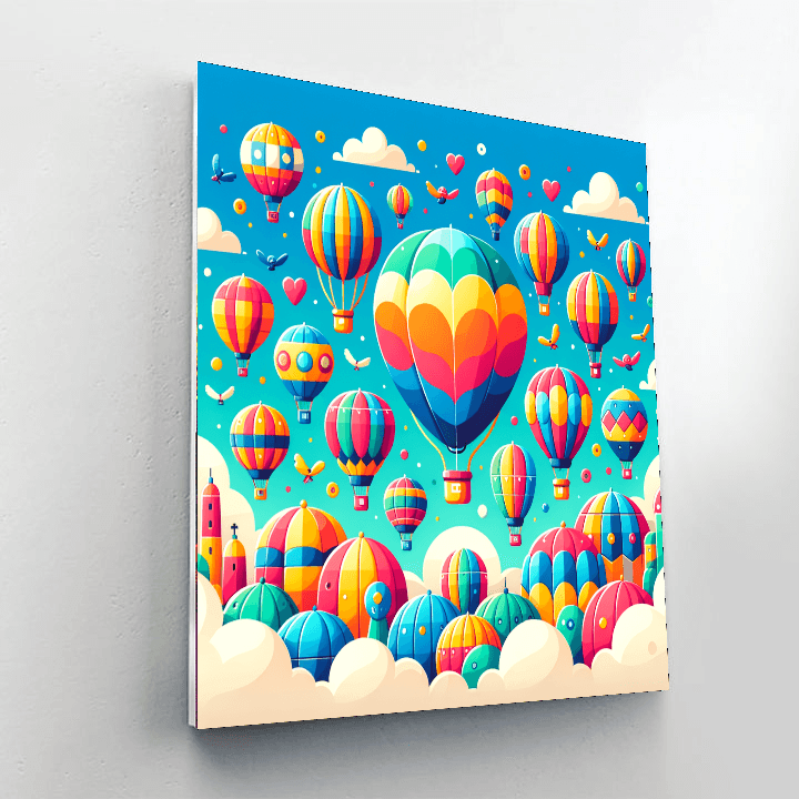 Amazing Balloon Festival Paint By Numbers Kits