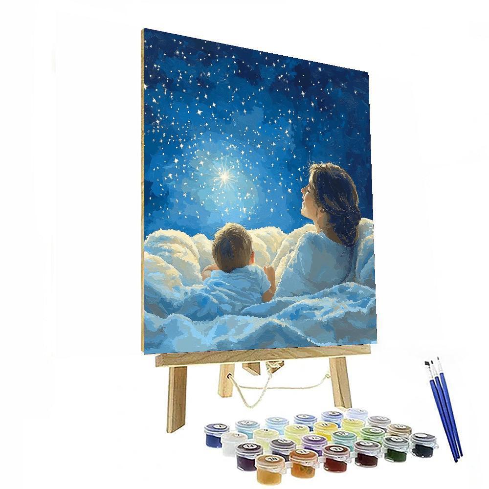 Sweet Dreams Under Stars Numbered Painting Kits