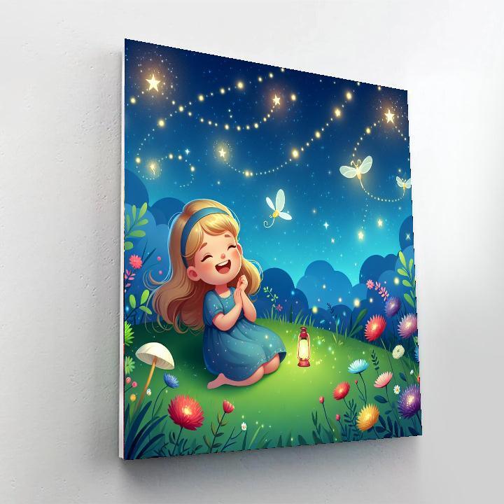 Moonlit Meadow Exploration Paint By Numbers Kits