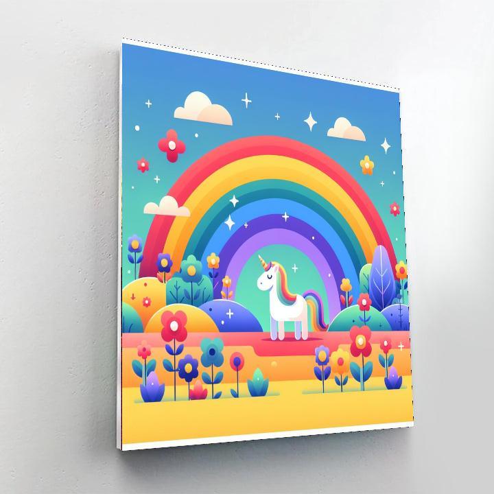 Rainbow Magic Adventure Paint By Numbers Art