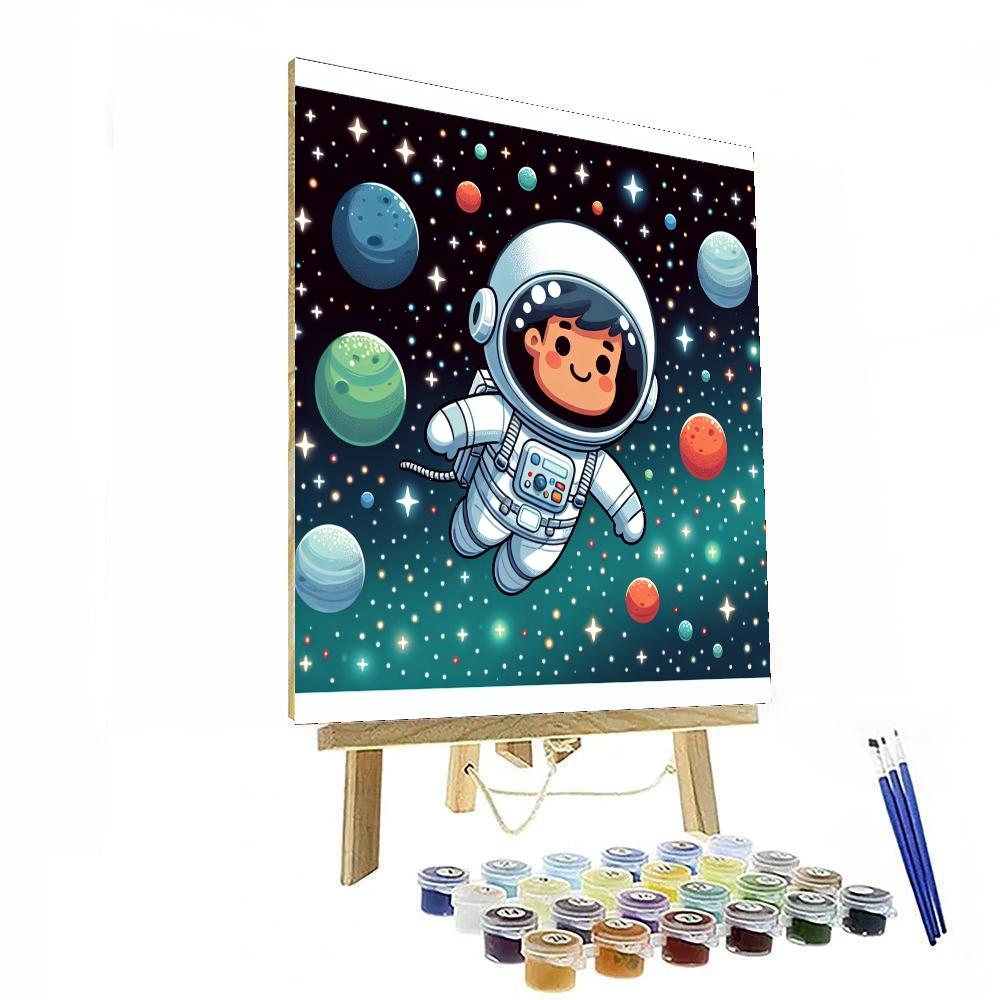 Astronaut's Galaxy Quest Numbered Painting Kits