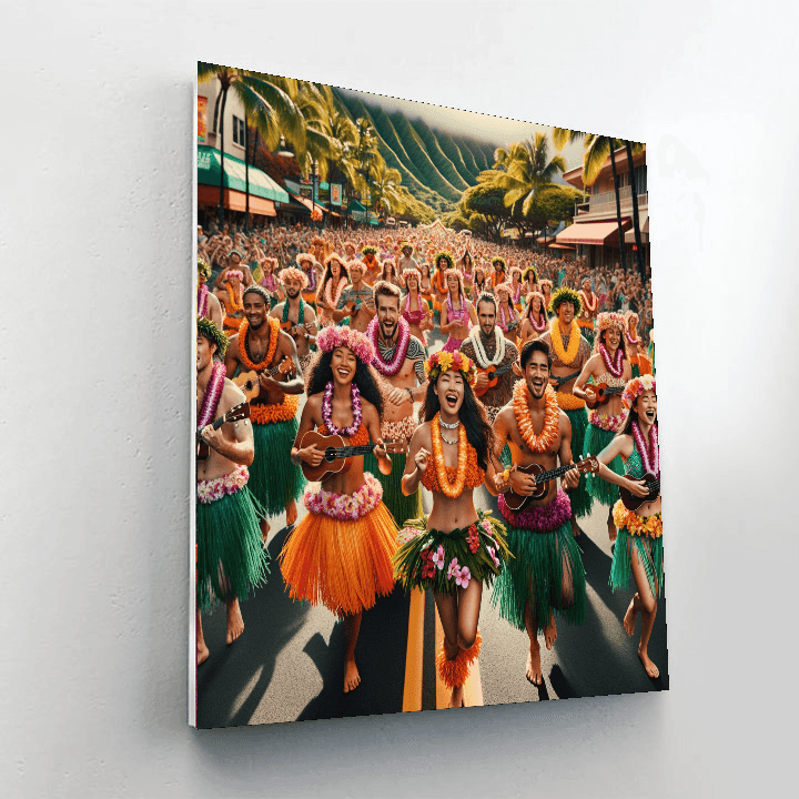 Aloha Festivals - Hawaii DIY Paint By Numbers