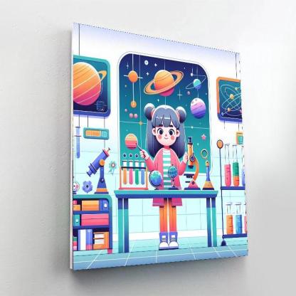Space Scientist's Lab Paint By Numbers Kits
