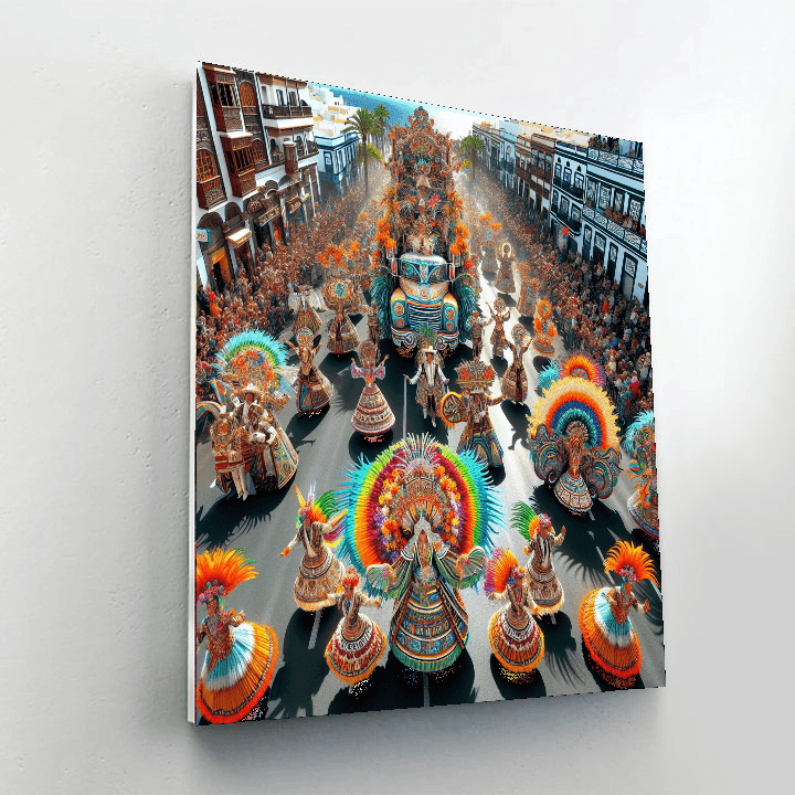 Day Of The Canary Islands - Las Palmas, Canary Islands Painting By Numbers Kit