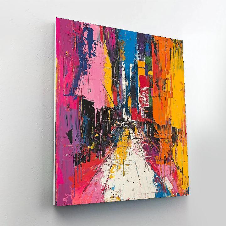 Jean-Michel Basquiat Inspired Harmony In The Urban Jungle  Paint By Color