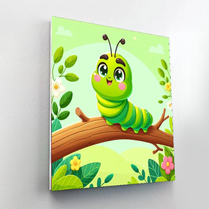 Inquisitive Caterpillar Numbered Painting Kits