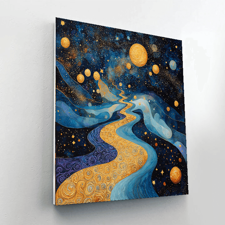 Salvador Dalí Inspired Celestial Visions  Painting By Numbers Kit