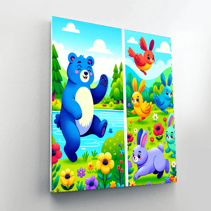 Nature's Amazing Creatures Number Painting