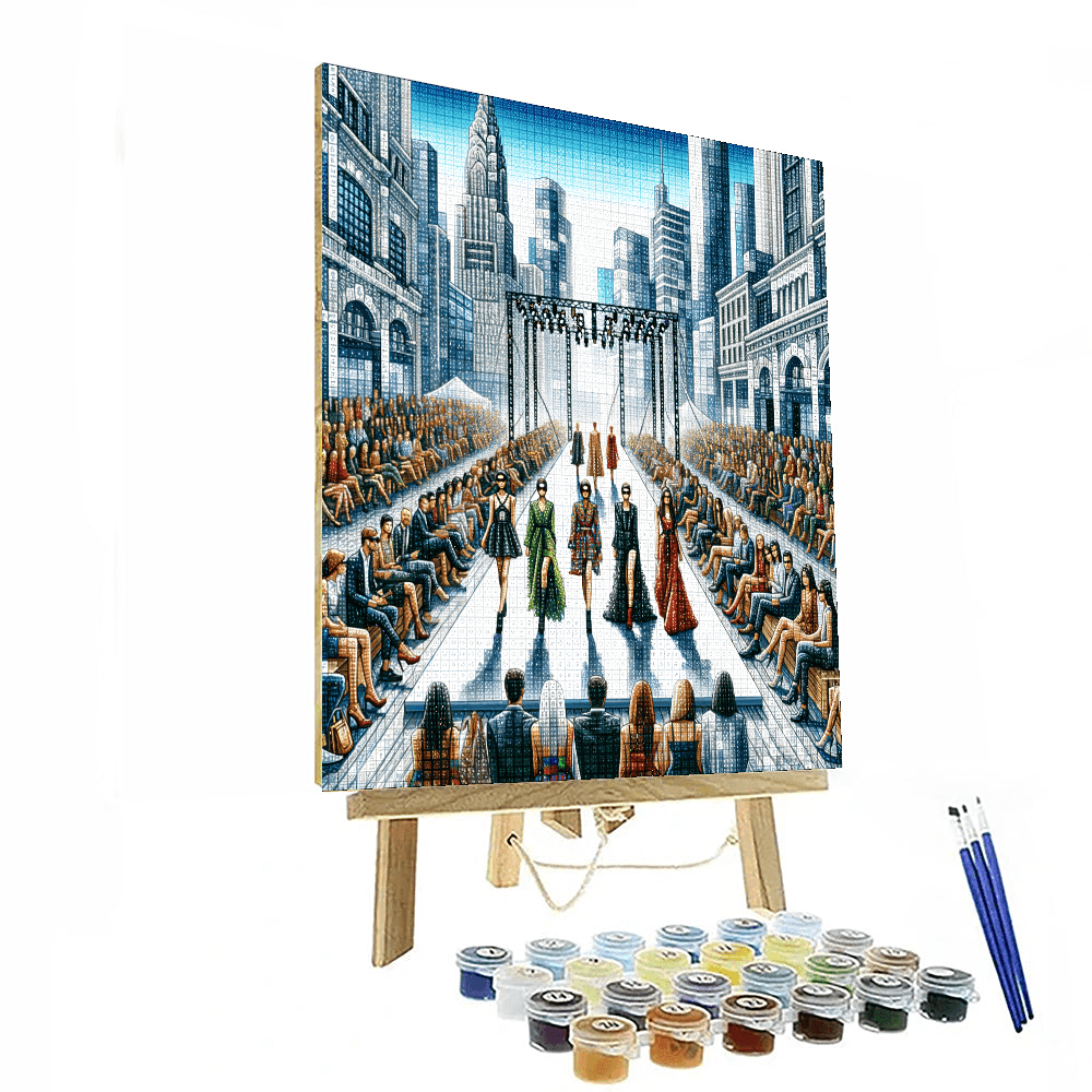 New York Fashion Week - Usa DIY Paint By Numbers