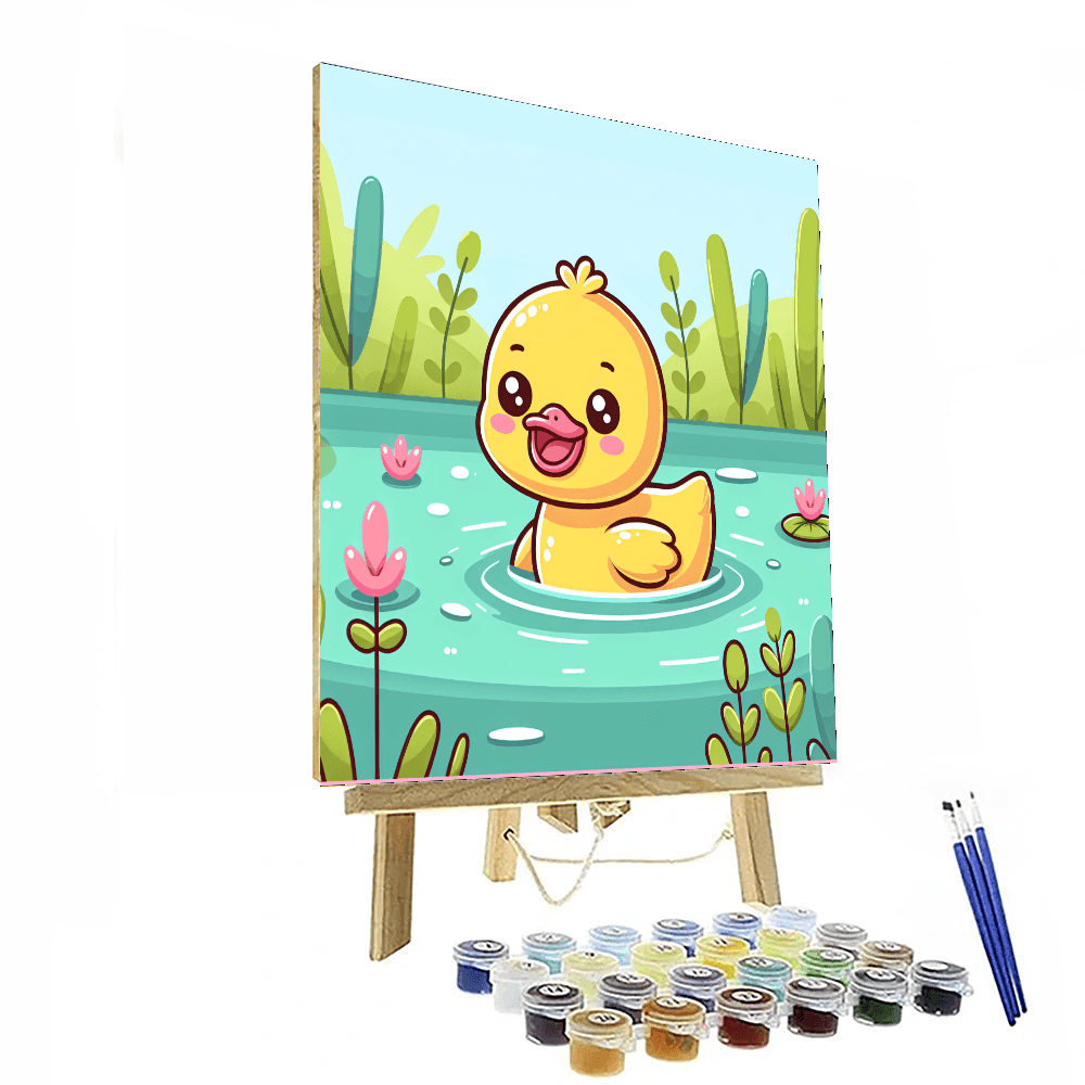 Daring Duck Painting By Numbers Kit