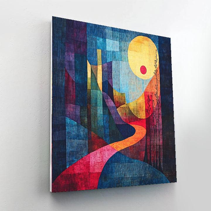 Paul Klee Inspired Song Of The Spectrum  Numbered Painting Kits