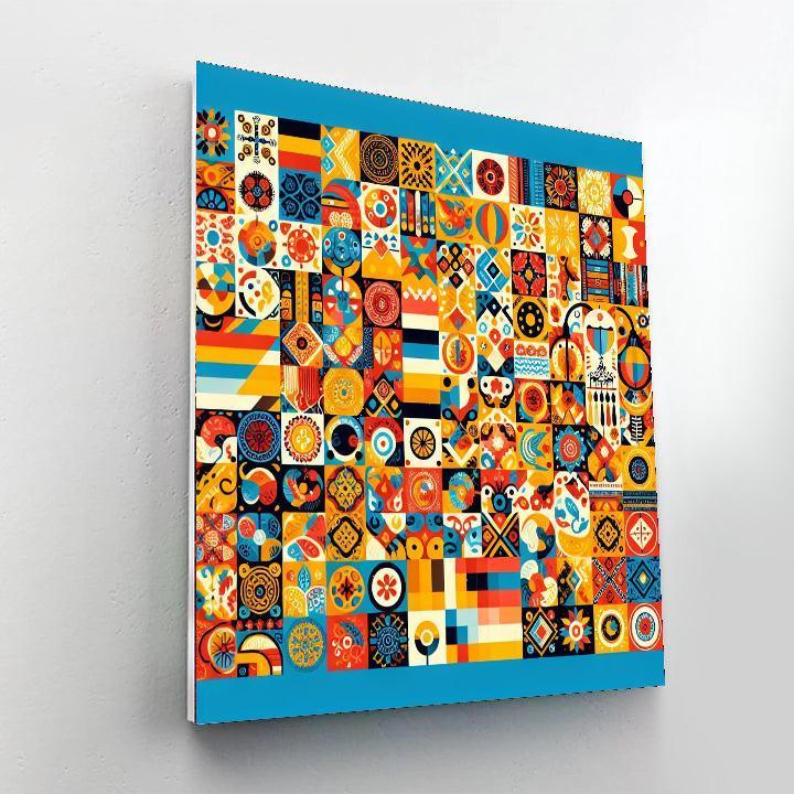 Cultural Collage Paint By Number