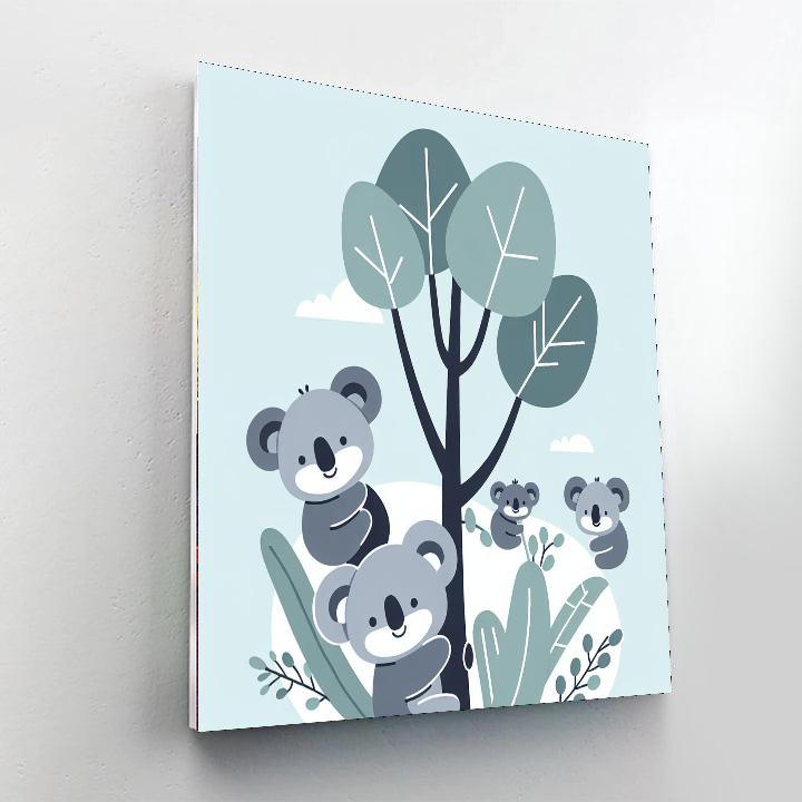 Kooky Koala Kaleidoscope Paint By Color