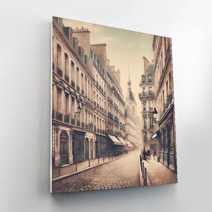 Vintage Parisian Elegance Paint By Numbers