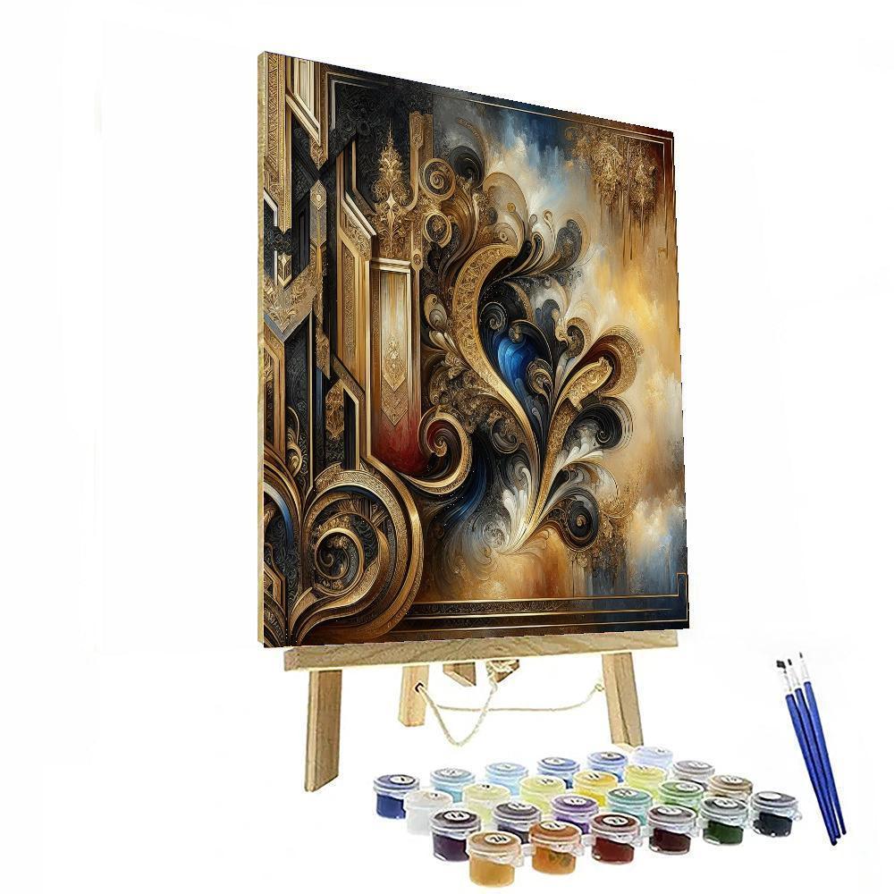 Klimt's Golden Dreams Paint By Number