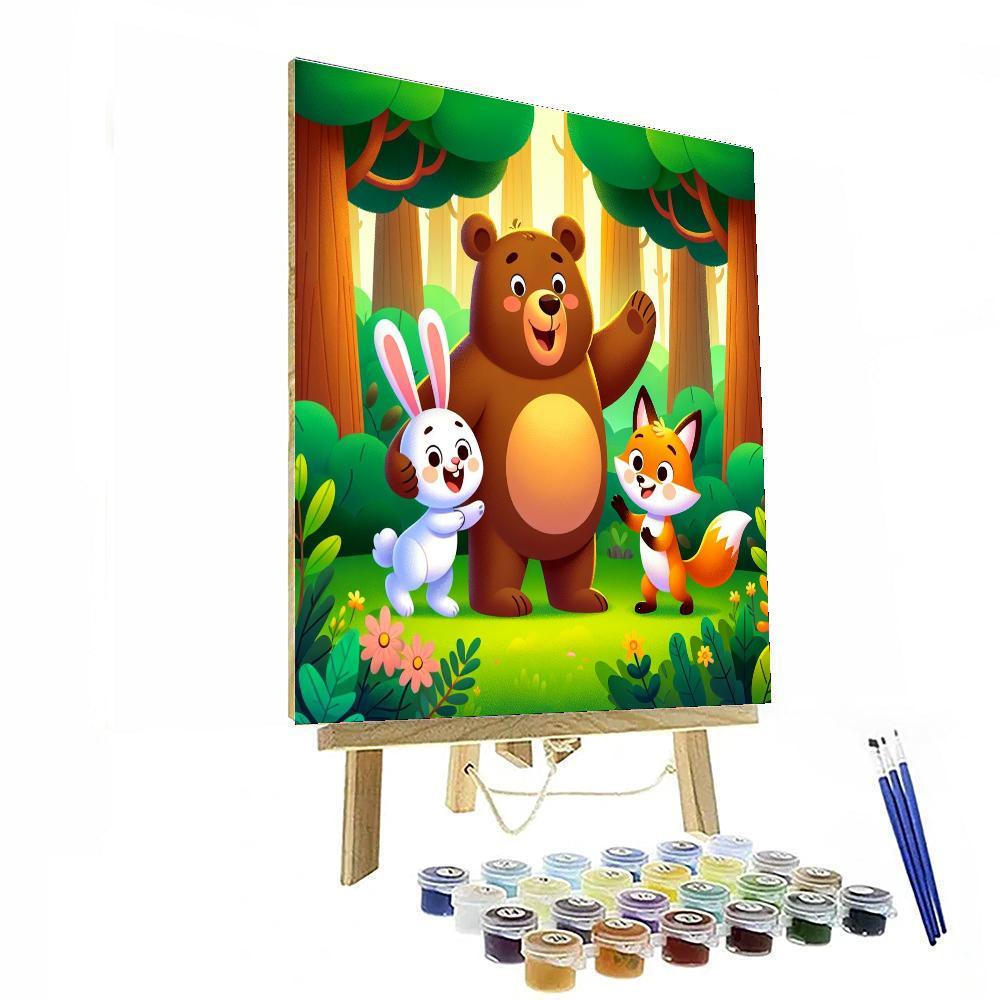 Adventure With Animal Pals Number Painting