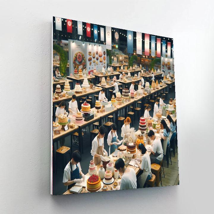 The Great British Bake Off Festival Number Painting