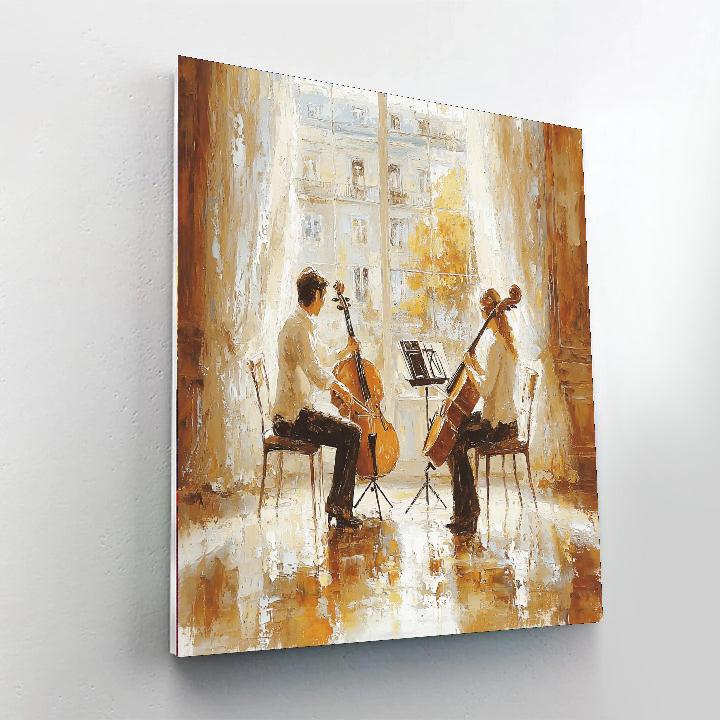Harmonious Hearts Number Painting