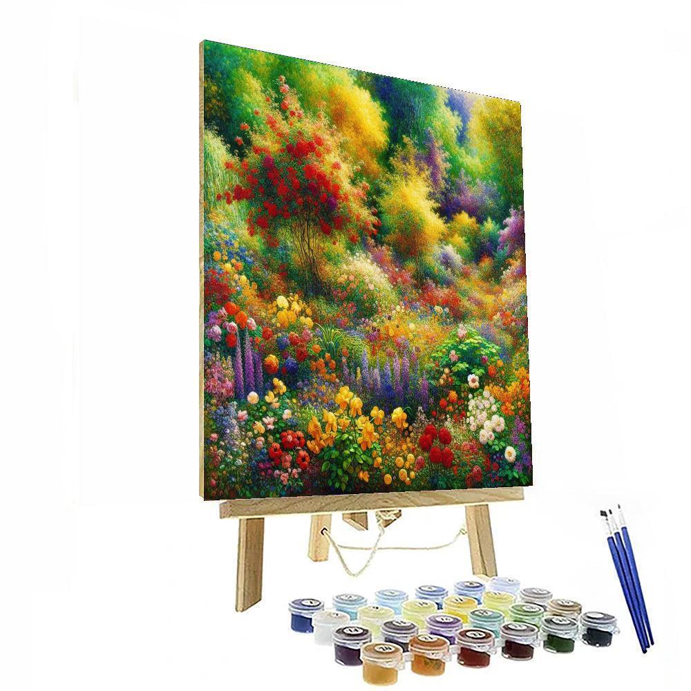 Radiant Garden Of Colors Paint By Numbers Kits