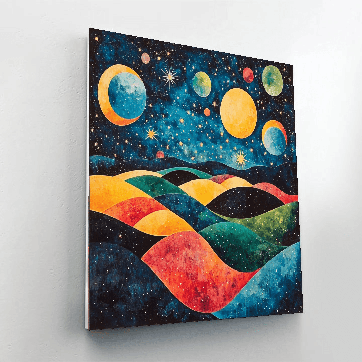 Joan Miró Inspired Astral Dreams  Paint By Color