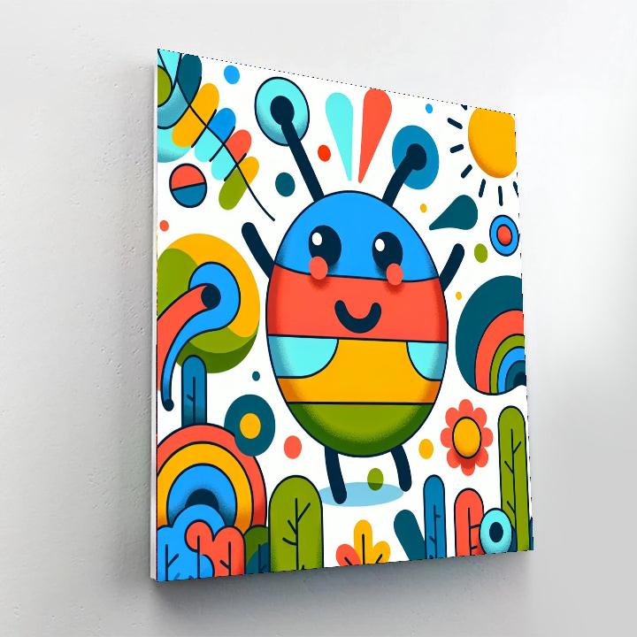 Dancing Doodlebug Painting By Numbers Kit