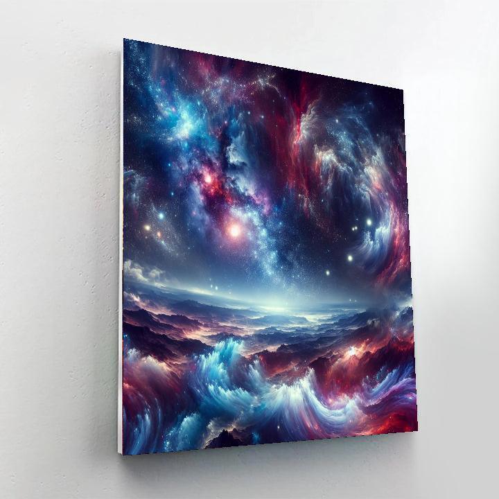 Cosmic Star Trails Paint By Number