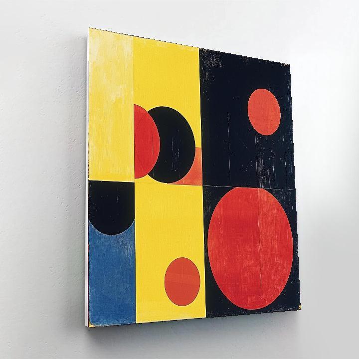 Kazimir Malevich Inspired Vibrance Of Geometry  Paint By Numbers Kits