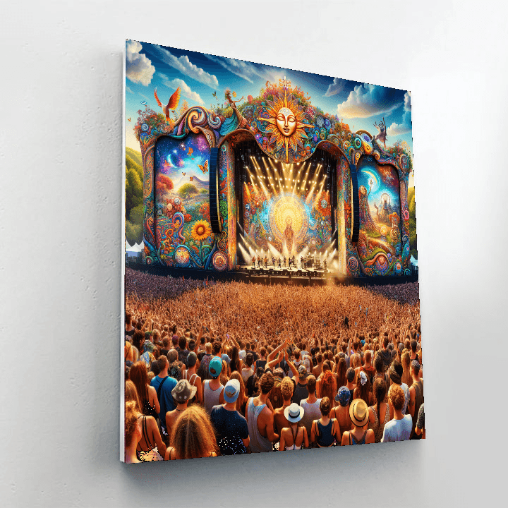 Woodstock Music Festival - United States Numbered Painting Kits