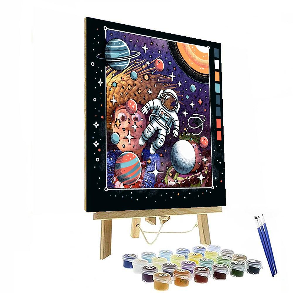 Astronaut's Adventure Painting Number Kit