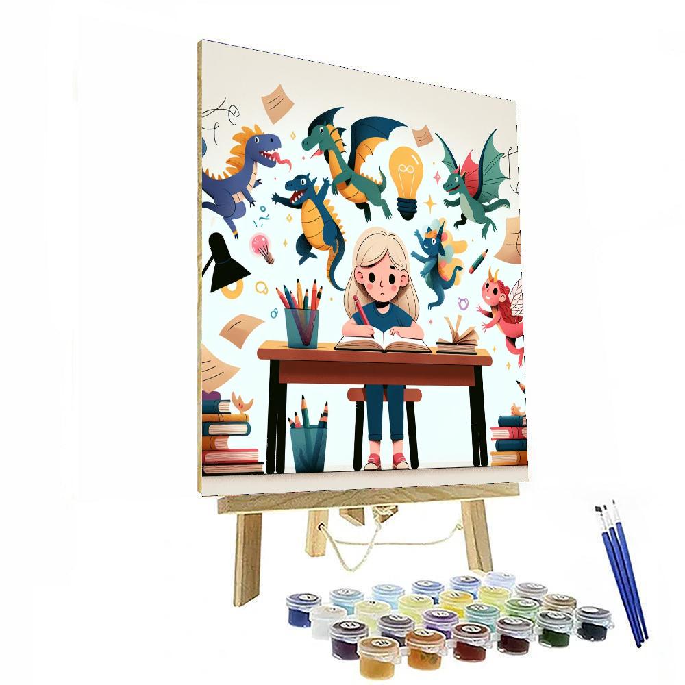 Adventure Storybook Creator DIY Paint By Numbers