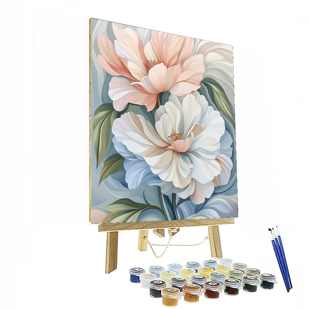 Georgia O'Keeffe Inspired Enchanted Floral Reverie  Numbered Painting Kits
