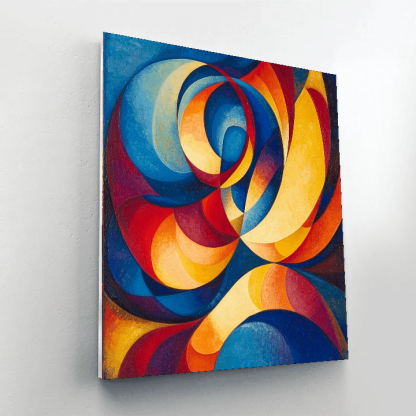 Wassily Kandinsky Inspired Fusion Of Time And Space  Painting By Numbers Kit