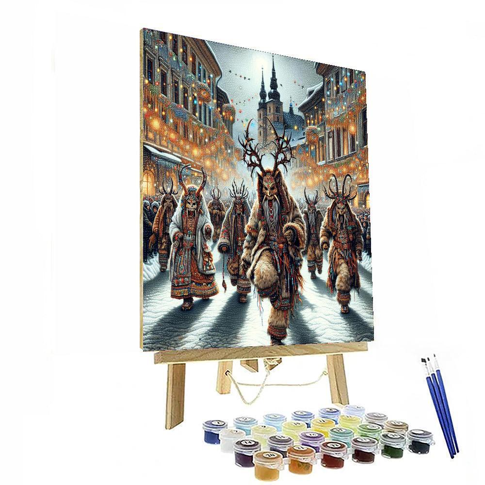 Krampus Run Paint By Numbers Kits