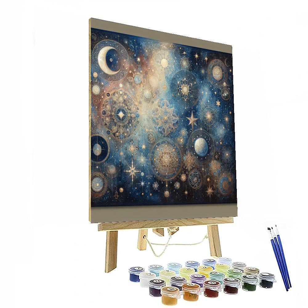 Celestial Dreams Tapestry Paint By Color