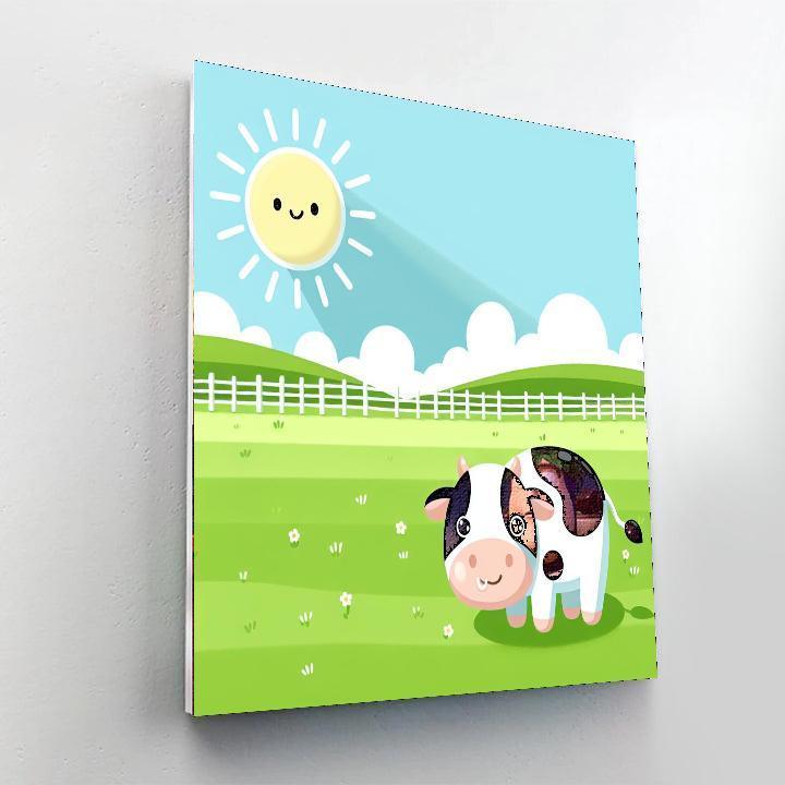 Charming Cow Paint By Numbers Kits