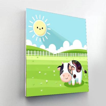 Charming Cow Paint By Numbers Kits